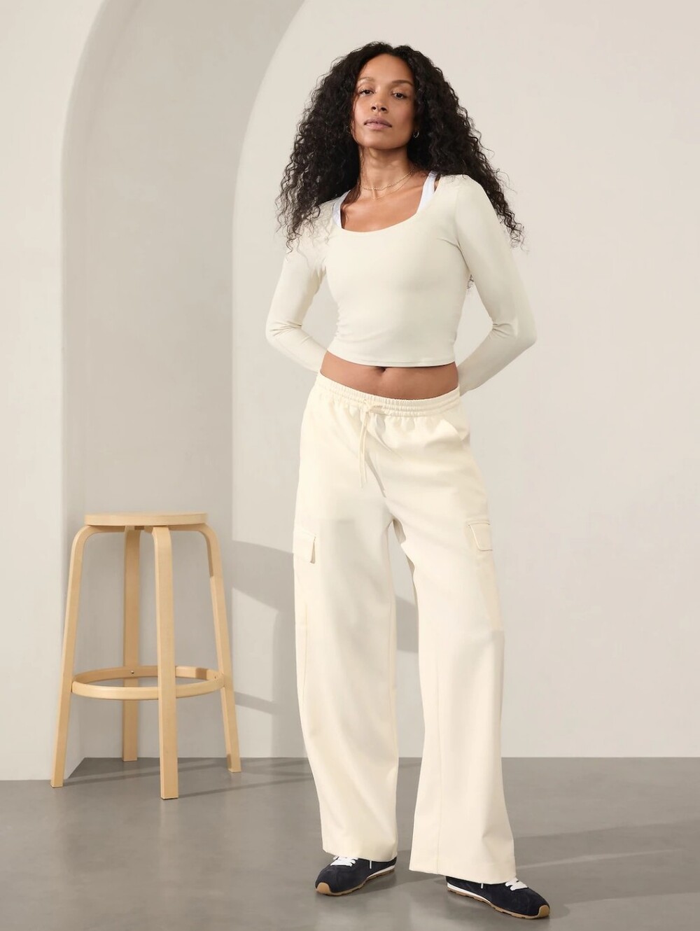 ATHLETA | Promenade Wide Leg Cargo Pant